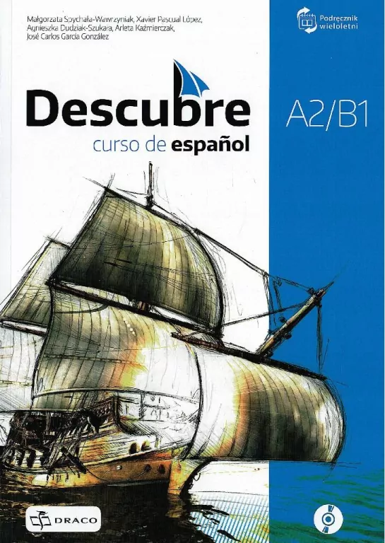 Descubre. Curso de espanol. Podręcznik + CD. Poziom A2/B1. Język hiszpański - tantis.pl