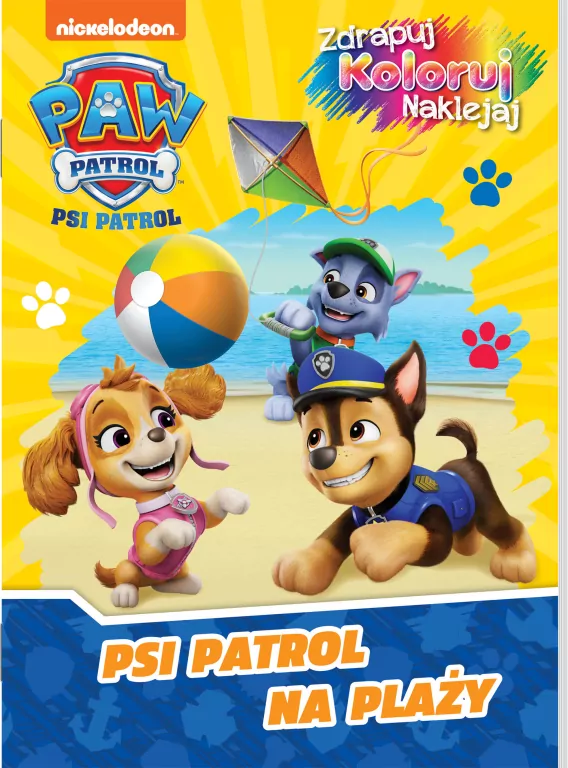 Psi Patrol. Zdrapuj, koloruj, naklejaj - tantis.pl