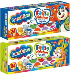 Farby plakatowe Bambino. 24 kolory