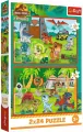 Puzzle 2x24 Małe dinozaury TREFL - tantis.pl