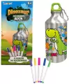 Bidon 500ml z Dinozaurem do kolorowania - tantis.pl