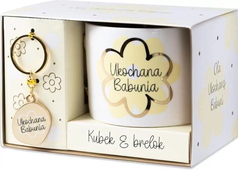 Zestaw Kubek+brelok dla Babci - tantis.pl