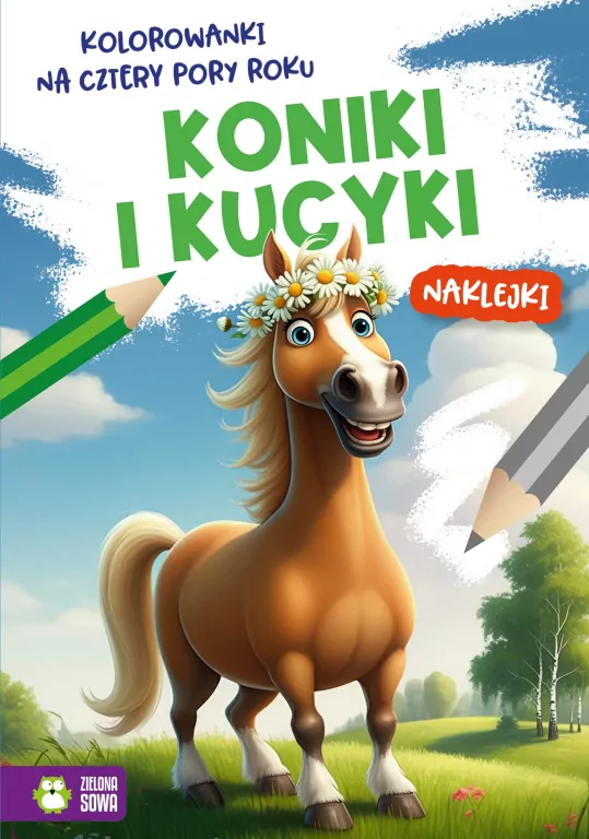 Kolorowanki na cztery pory roku. Koniki i kucyki - tantis.pl