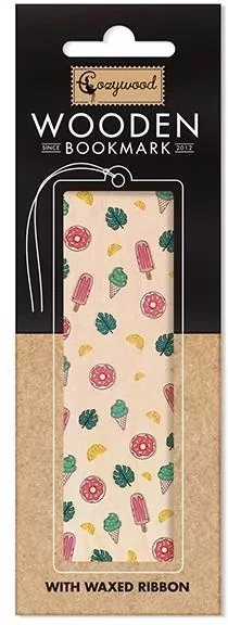 Zakładka drewniana. Lody - tantis.pl