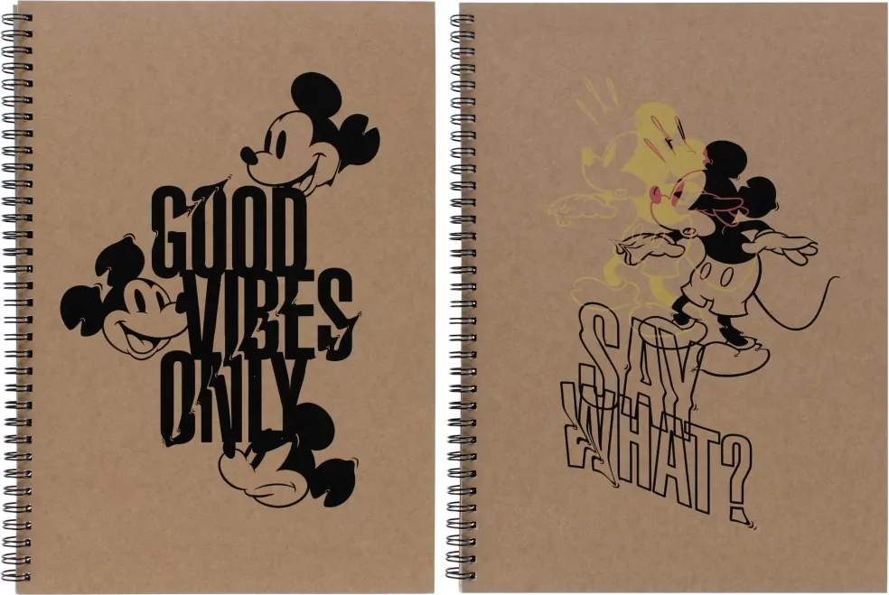 Kołozeszyt A4/80K kratka. Mickey Mouse Kraft - tantis.pl