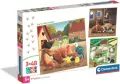 Puzzle 3 x 48 Super Color Farm Moments - tantis.pl