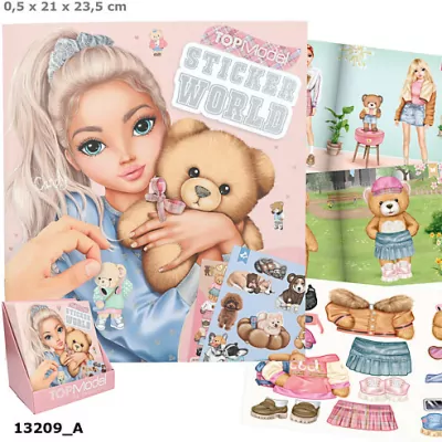 Zestaw z naklejkami Team Teddy Top Model 13209A