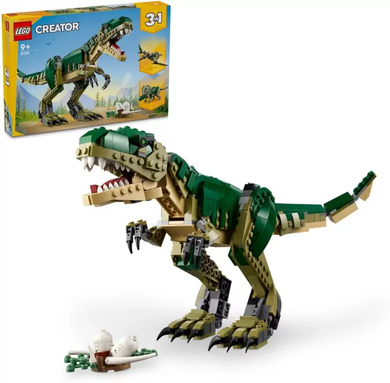 LEGO® Creator. Tyranozaur 3w1. 31151 - tantis.pl