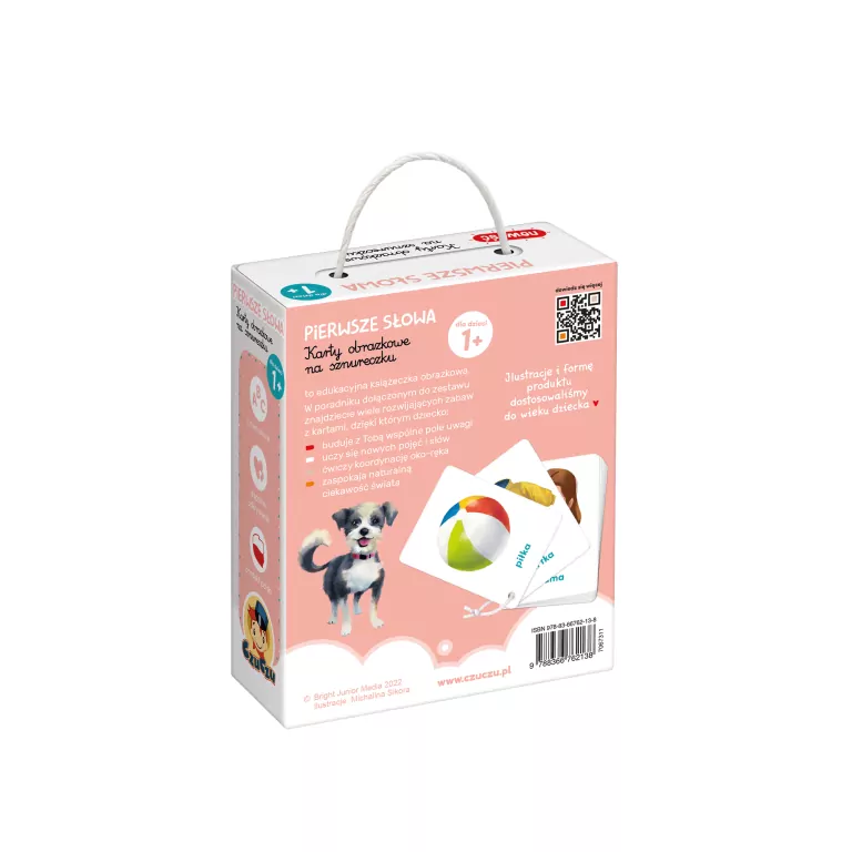 CzuCzu. Karty obrazkowe na sznurku Pierwsze słowa 1+ - tantis.pl