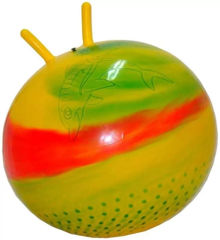 Piłka do skakania tęczowa 55 cm - tantis.pl