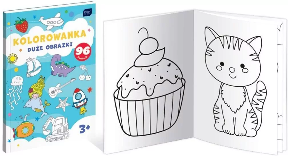 Kolorowanka A4/96K Duże obrazki - tantis.pl
