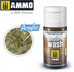 Ammo: Acrylic Wash - Brown Wash for Dark Yellow