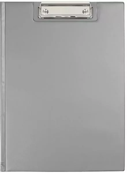 Biurfol. Clipboard A4 Teczka PCV, srebrny - tantis.pl