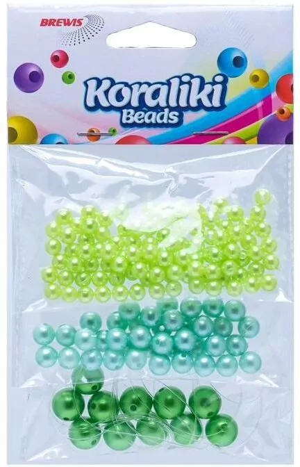 Koraliki do nawlekania, 3 kolory - tantis.pl