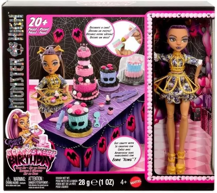Monster High Straszysłodkie urodziny Tort i lalka - tantis.pl