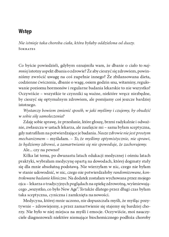 Umysł silniejszy od medycyny - tantis.pl