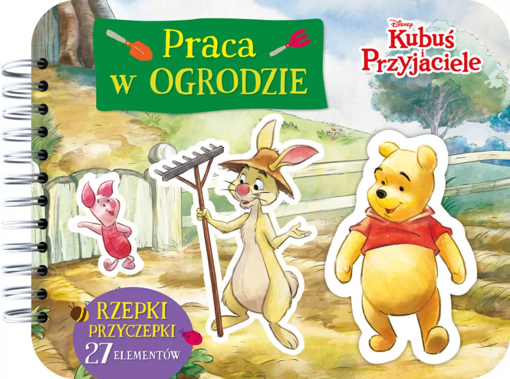 Rzepki-przyczepki. Praca w ogrodzie. Disney Kubuś - tantis.pl
