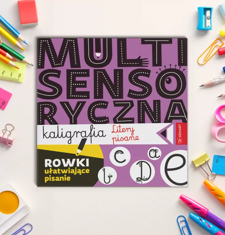 Multisensoryczna kaligrafia. Litery pisane - tantis.pl