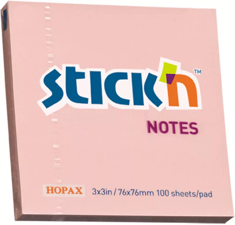 Notes samoprzylepny różowy pastelowy - tantis.pl