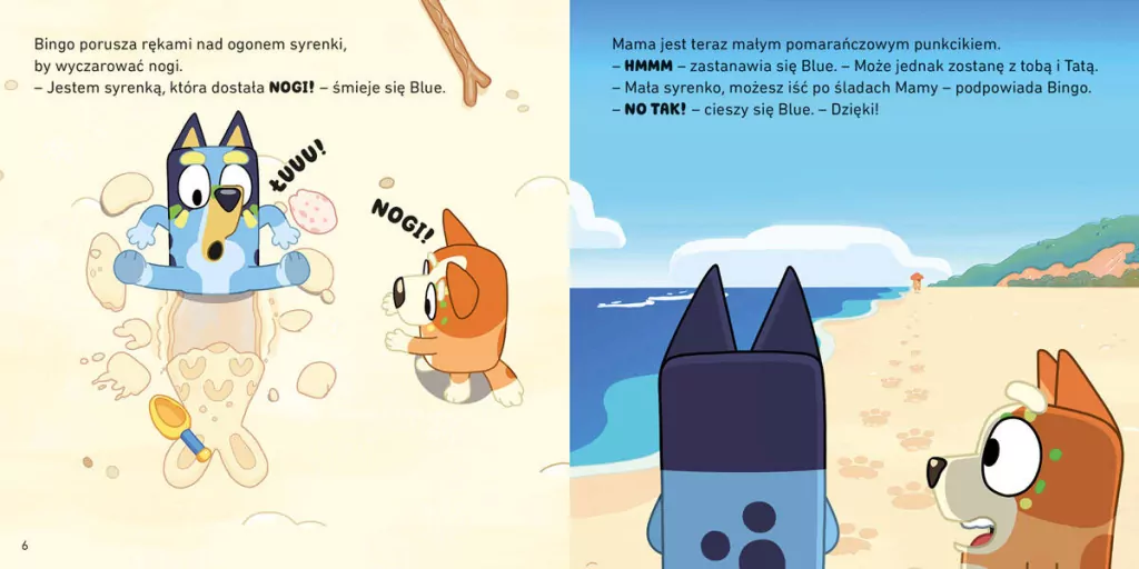 Plaża. Moja czytanka. Bluey - tantis.pl