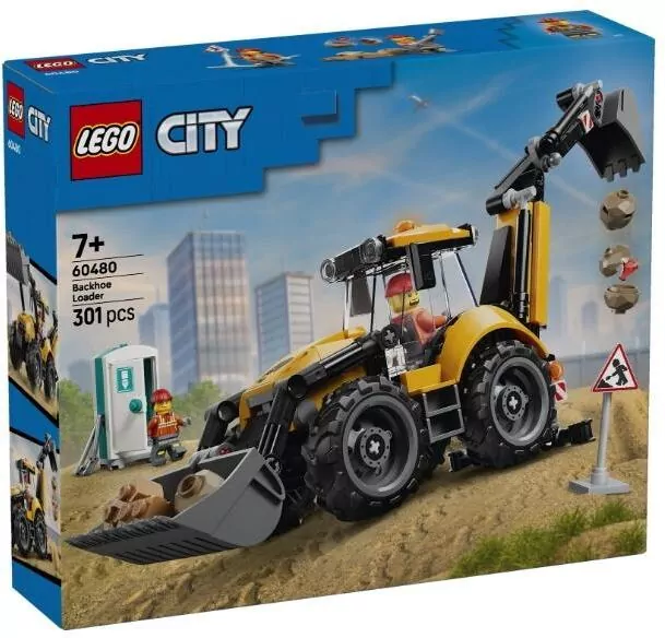 LEGO® Żółta koparko-ładowarka 60480 - tantis.pl
