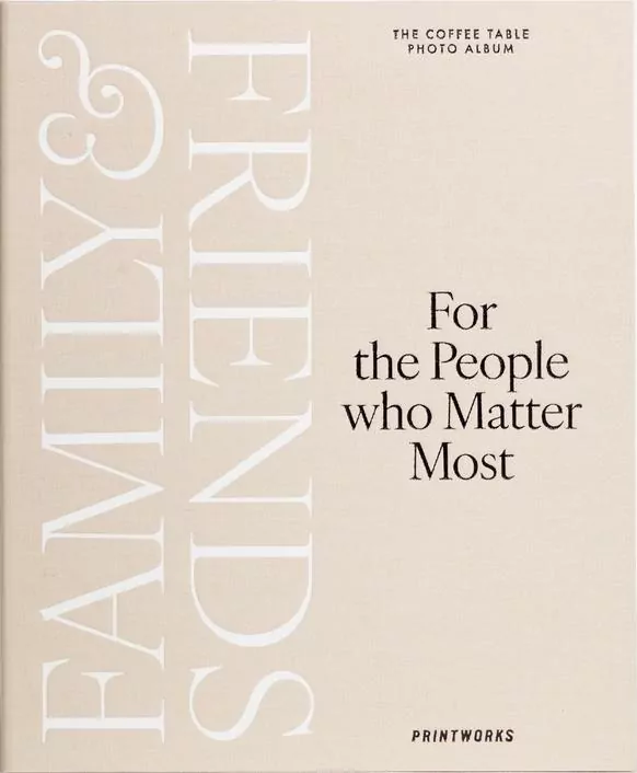 Fotoalbum - Family and Friends beżowy - tantis.pl