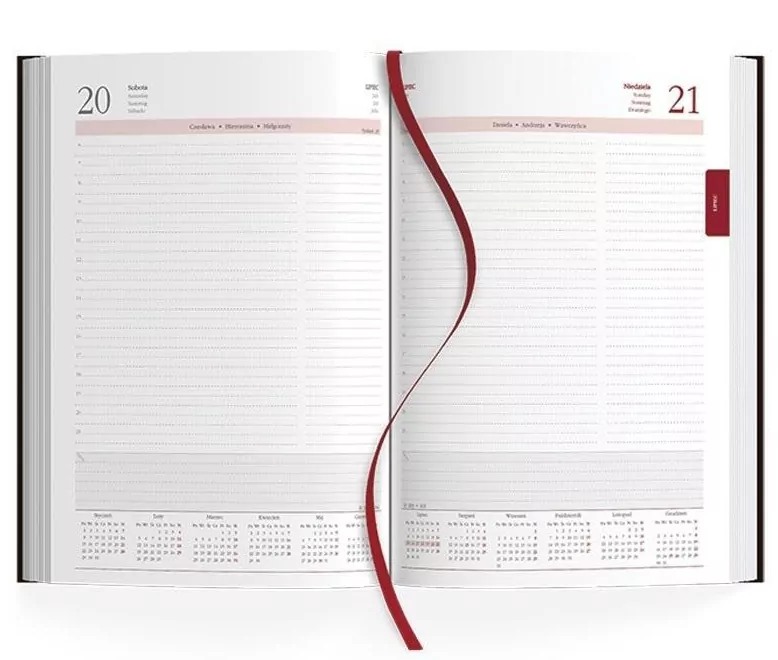 Kalendarz 2024 książkowy A4 SK0-1B MIX - tantis.pl