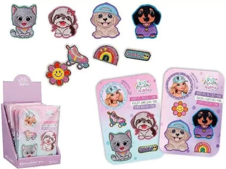 Naszywki i piny BDGirls MIX - tantis.pl