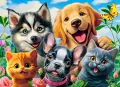 Puzzle 70 Pets Selfie CASTOR - tantis.pl