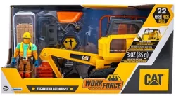 CAT koparka z figurką i akcesoriami 83456 /2