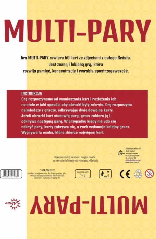 Gra Multi Pary Świat - tantis.pl