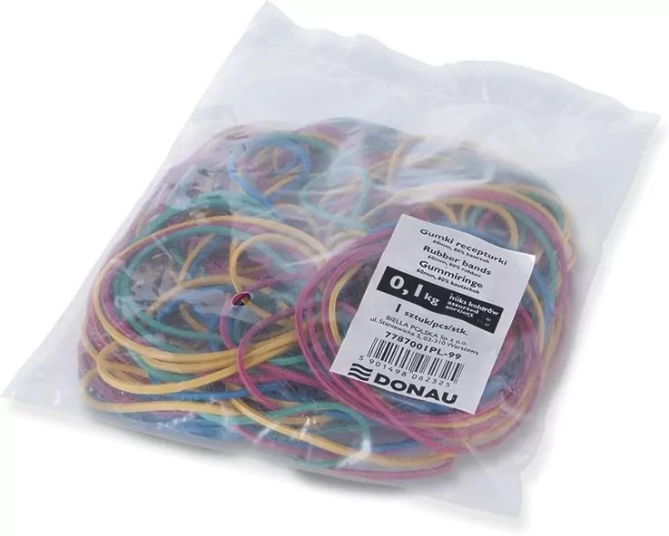 Gumki recepturki 60mm 80% kauczuk mix kolorów - tantis.pl