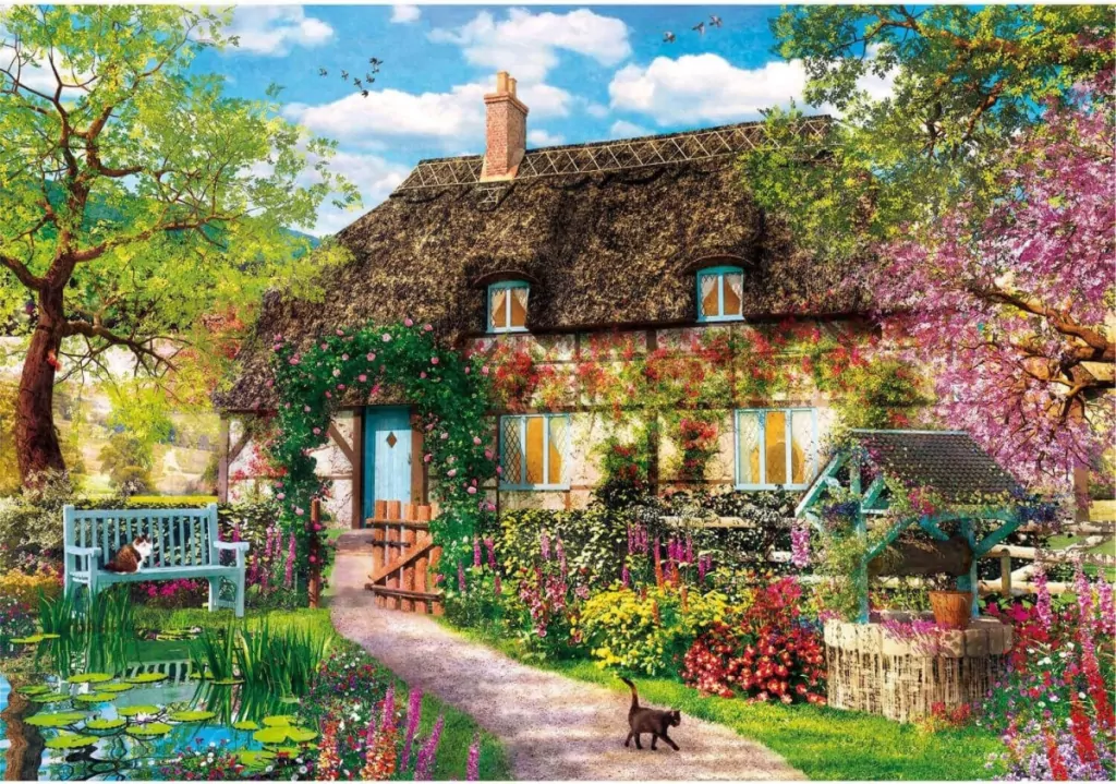 Puzzle 1000. Compact The old cottage - tantis.pl