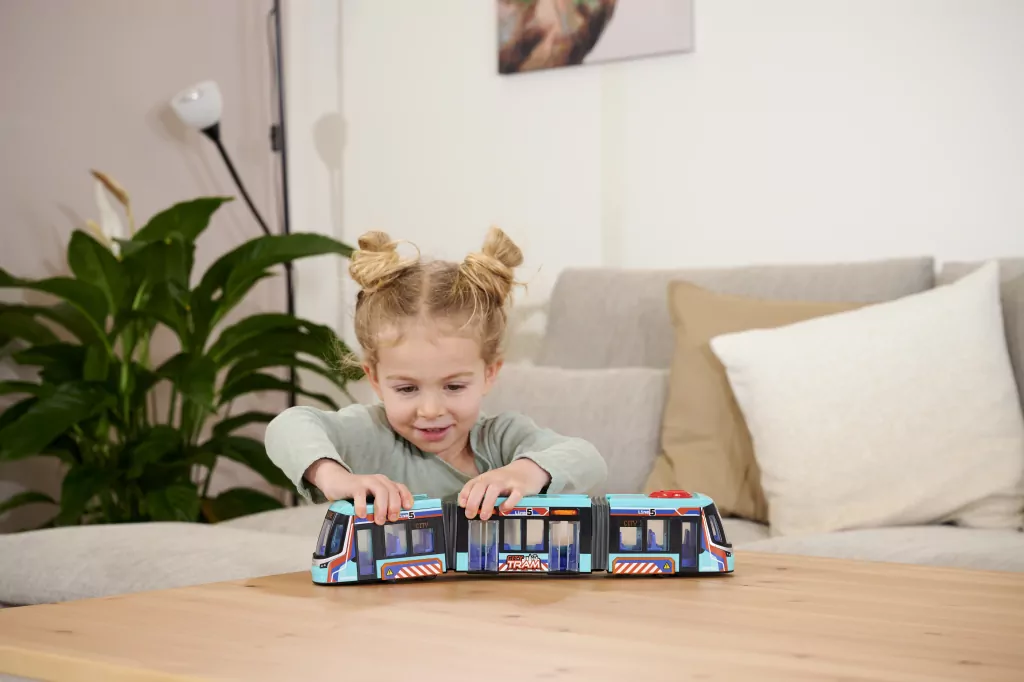 Miejski tramwaj przegubowy. Siemens. 40cm - tantis.pl