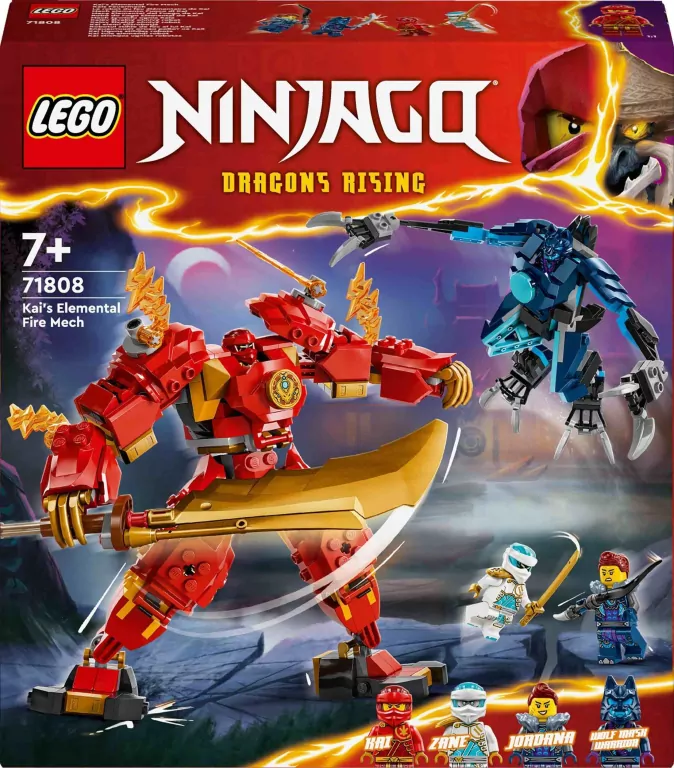 LEGO® Ninjago. Mech żywiołu ognia Kaia 71808 - tantis.pl