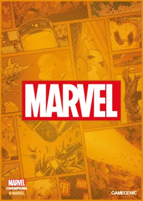 Gamegenic: MARVEL Art Sleeves (66 mm x 91 mm) Orange 50+1 szt.