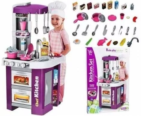 Zestaw kuchnia z akcesoriami. Zabawka. Maksik - tantis.pl