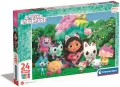 Clementoni. Puzzle 24 Maxi Super Kolor. Gabby's Dollhouse - tantis.pl