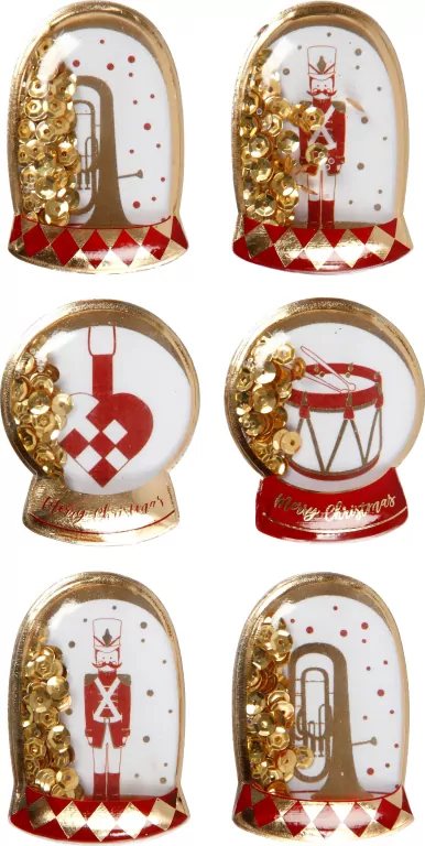 Naklejki Shaker Gold Nutracker 1 arkusz, 6 sztuk . Edycja limitowana - tantis.pl