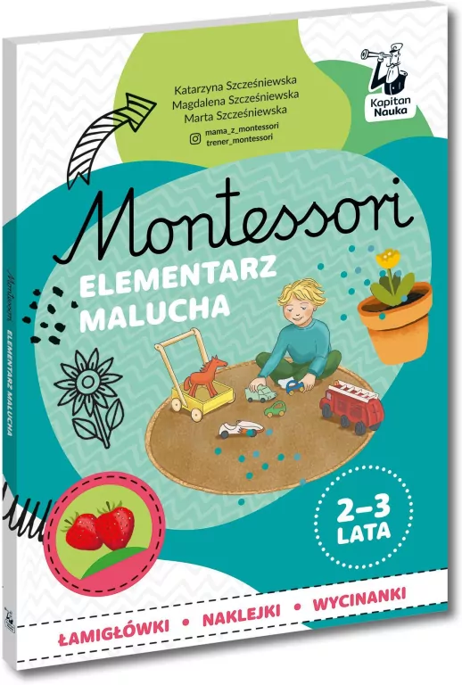 Montessori. Kapitan Nauka Elementarz malucha - tantis.pl