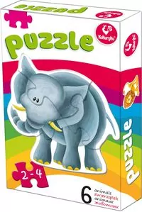 Kukuryku. Pierwsze puzzle. Zwierzątka 2 - tantis.pl