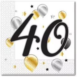 Serwetki papierowe Balloons 40, 20 sztuk 33x33cm