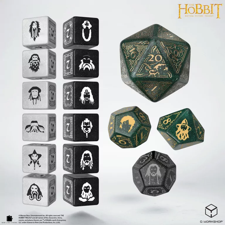 Zestaw kości TCG Hobbit: Verdant Grove - tantis.pl
