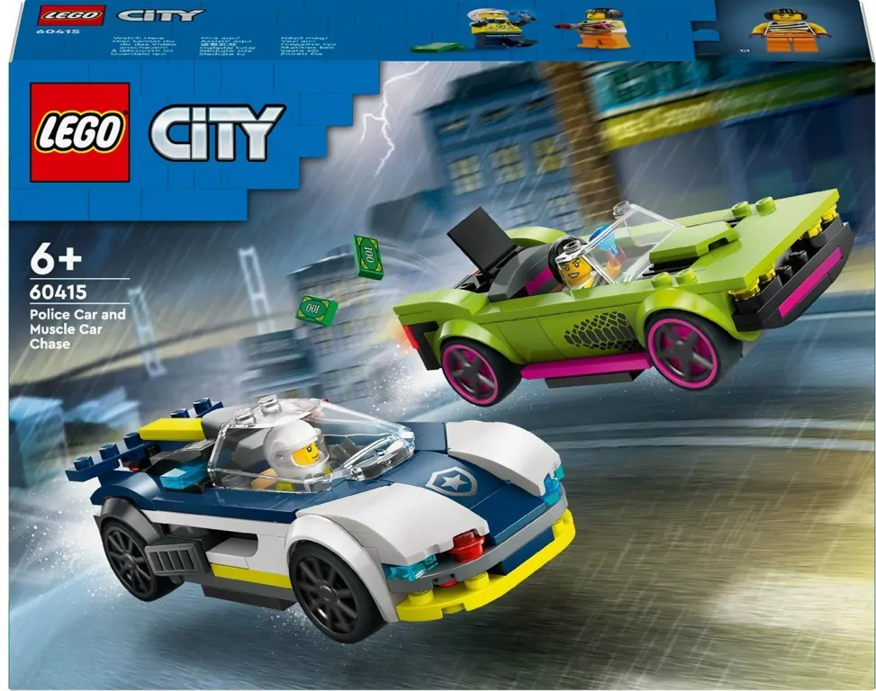 LEGO® City. Pościg radiowozu za muscle carem 60415 - tantis.pl