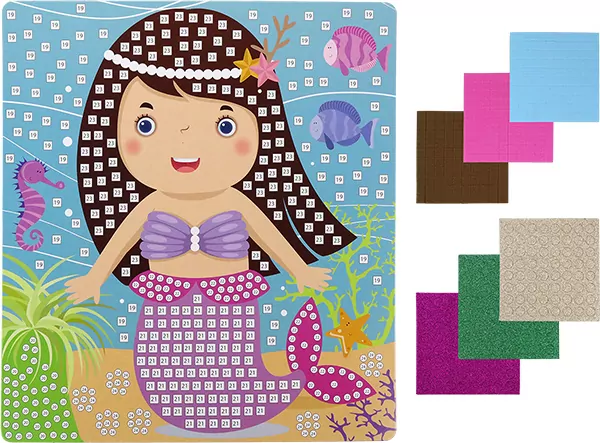 Mozaiki piankowe Girls 4 wzory - tantis.pl