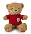 Miś brązowy 22cm w sweterku czerwony - tantis.pl