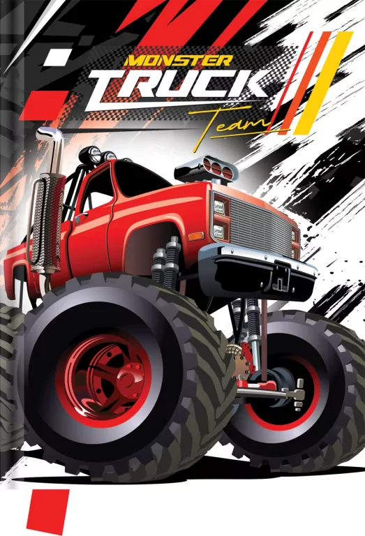 Pamiętnik Monster Truck Team 14x18cm 80 kartek - tantis.pl