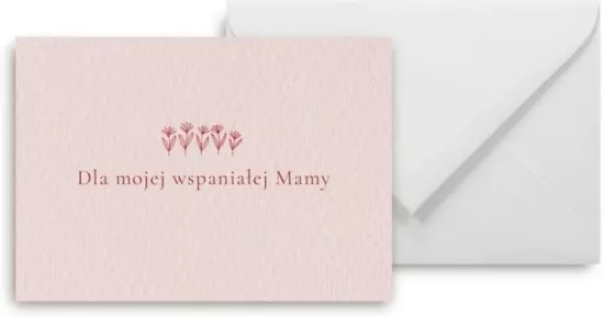 Mini kartka Dla mojej wspaniałej Mamy