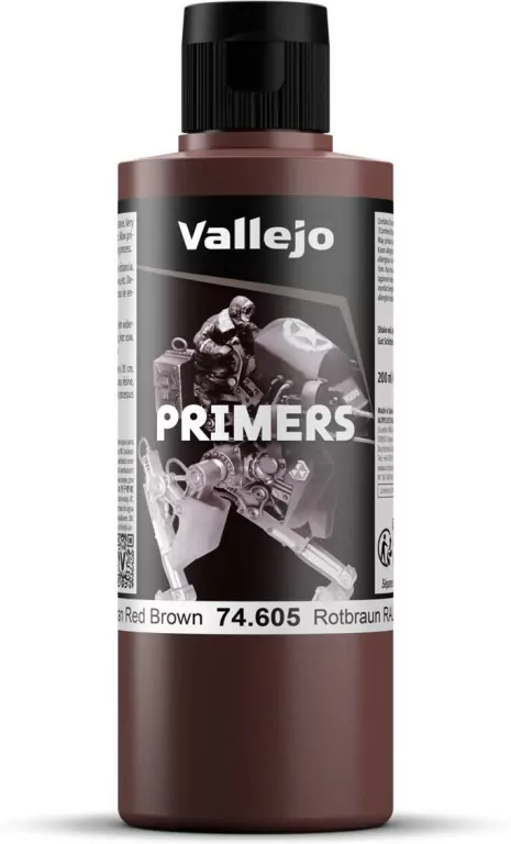 Vallejo: 74.605 - Primers - German Red Brown (200 ml) - tantis.pl