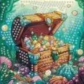 Mozaika piankowa skrzynia skarbów 25x25cm - tantis.pl